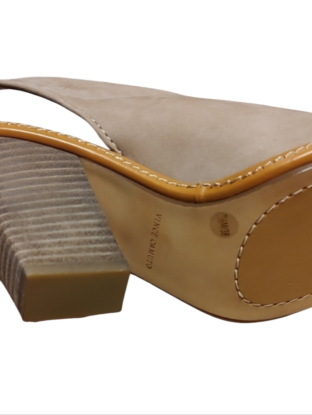 Vince Camuto Taupe Slingback Heels - Picture 6 of 7